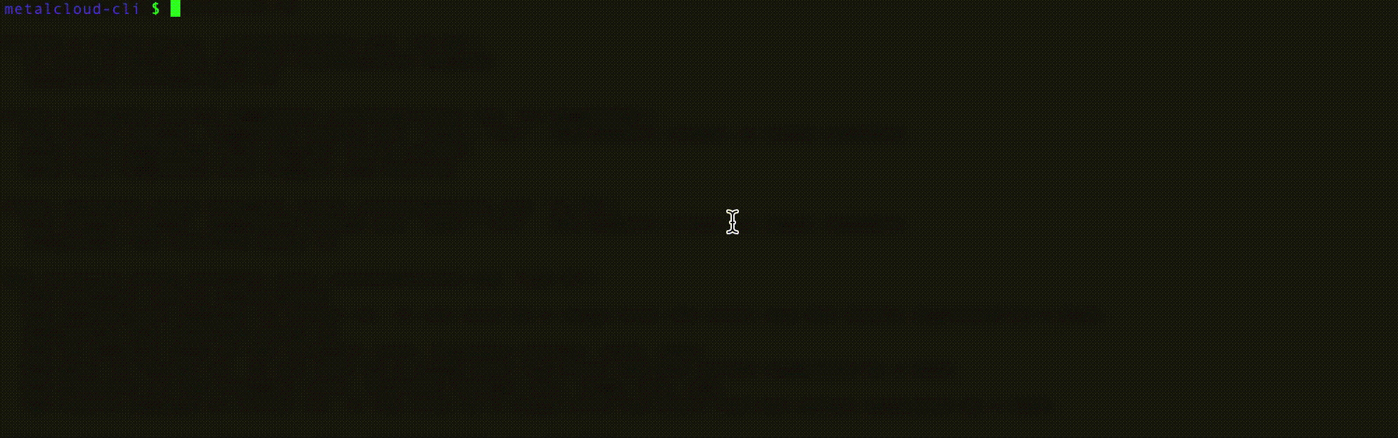 metalcloud-cli