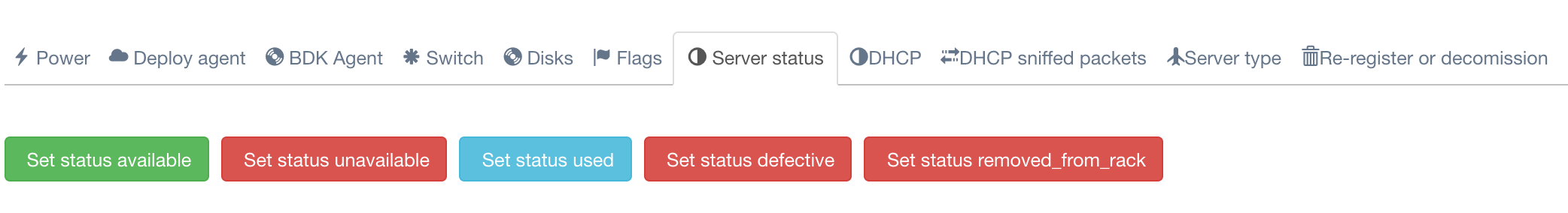 server lifecycle